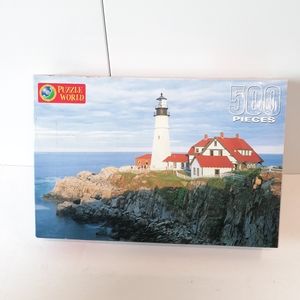 Vintage 1999 Portland Me. Lighthouse Puzzle 500 Pc